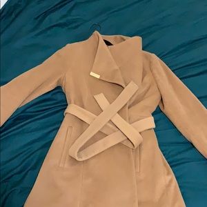 Michael Kors Camel Wrap Coat